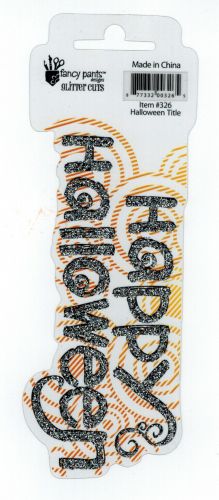 Fancy Pants - Glitter Cuts - Halloween Title 326